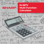 Sharp EL387V Multi-Function Calculator - Image 4