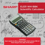 Sharp EL531 WH-BBK - Scientific Calculator - 272 Functions - Image 2