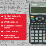 Sharp EL531 WH-BBK - Scientific Calculator - 272 Functions - Image 5