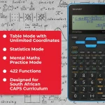 Sharp EL535 Scientific Calculator - 422 Functions- Blue - Image 10
