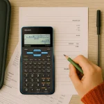 Sharp EL535 Scientific Calculator - 422 Functions- Blue - Image 11