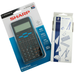 Sharp EL535 Scientific Calculator - 422 Functions- Blue - Image 3