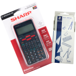 Sharp EL535 Scientific Calculator - 422 Functions- Red - Image 3
