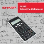 Sharp EL535 Scientific Calculator - 422 Functions - White - Image 7