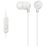 Sony MDR-EX15AP (White) InEar Earphone with Mic for iPhone - Android - Blackberry