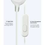 Sony MDR-EX15AP (White) InEar Earphone with Mic for iPhone - Android - Blackberry - Image 3