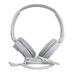 Sony MDR-ZX110 Foldable On-Ear Headphones - White - Image 2