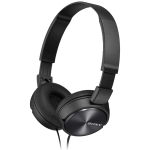 Sony MDR-ZX310AP (Black) Folding Aux Headphones with Mic - Image 3