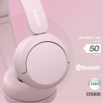 Sony WH-CH520 (Pink) Bluetooth On-Ear Headphones - Image 12
