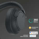 Sony WH-CH720 (Black) Noise Cancelling Over-Ear Headphones - Image 5