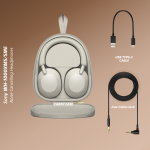 Sony WH1000XM5 (Silver) Noise-Cancelling BT Headphones - Image 2
