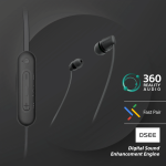 Sony WI-C100 (Black) Wireless Earphones - Image 3