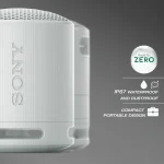 Sony XB100 Portable Bluetooth Speak - Light Grey - Image 2