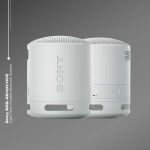 Sony XB100 Portable Bluetooth Speak - Light Grey - Image 4