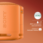 Sony XB100 Portable Bluetooth Speak - Orange - Image 2