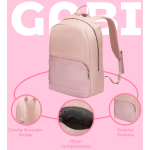 SupaNova Gabi 15.6" Laptop Backpack - Pink - Image 4