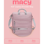 SupaNova Macy 15.6" Laptop Shoulder Bag Pink - Image 3