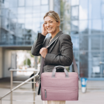 SupaNova Macy 15.6" Laptop Shoulder Bag Pink - Image 6