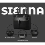 SupaNova Sienna 14.1' Ladies Laptop Bag - Black - Image 6