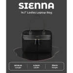 SupaNova Sienna 14.1' Ladies Laptop Bag - Black - Image 8