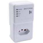 Switched 1-Way TV Surge Adaptor with SANS 164-2