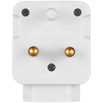 Switched 2-Way Schuko Adaptor - Top and Bottom Loader - Image 2