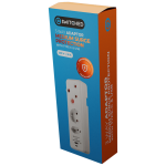 Switched 3-Way Medium Surge Adaptor - Schuko with Type-C + USB - Image 4