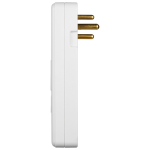 Switched 3-Way Medium Surge Adaptor - Schuko with Type-C + USB - Image 7