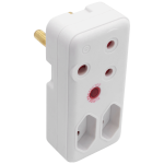 Switched 3-Way Medium Surge Adaptor - White - Image 6