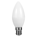 Switched 5w Candle LED Light Bulb B22 - Cool White - Image 2