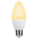 Switched 5w Candle LED Light Bulb E27 - Warm White