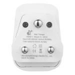 Switched Halo Fast Charge Power Adaptor, USB and Type-C Ports, Output 20w - Soft Touch Night Light - Image 6
