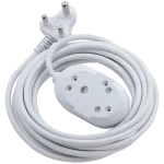 SWITCHED LIGHT DUTY Back To Back(BTB) EXTENSION LEADS 20M - WT