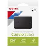 Toshiba Canvio Basics 2TB 2.5" USB 3.2 Black - Image 5