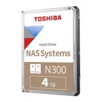Toshiba N300 NAS Hard Drive 4TB SATA III (512MB/7200RPM) - Image 2