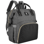 Totes Babe Alma Diaper Backpack Colourblock - Grey/Charcoal - Image 2