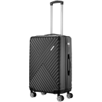 Travelwize Astra ABS 67cm 4-Wheel Spinner Luggage - Black - Image 2