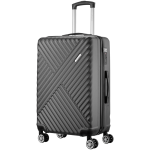 Travelwize Astra ABS 77cm 4-Wheel Spinner Luggage - Black - Image 2