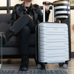 Travelwize Cabana ABS 4-Wheel Spinner 55cm Luggage - Platinum - Image 2