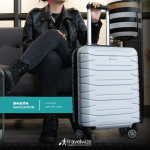 Travelwize Cabana ABS 4-Wheel Spinner 65cm Luggage - Platinum - Image 12