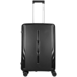 Travelwize Clipper PP 65cm 4-Wheel Spinner Luggage Black