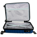 Travelwize Java PP 4-Wheel Spinner 55cm Luggage - Azure - Image 10