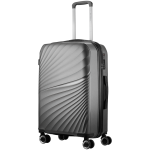 Travelwize Quartz PP 66cm 4-Wheel Spinner Luggage - Silver