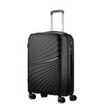 Travelwize Quartz PP 76cm 4-Wheel Spinner Luggage - Black - Image 2
