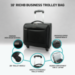 Travelwize RichB Business Trolley 16" - Black - Image 6