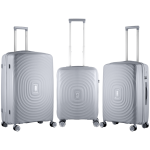 Travelwize Ripple PP 4-Wheel Spinner 55cm Luggage - Platinum