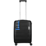 Travelwize Tourer PP 55cm 4-wheel Spinner Luggage Black