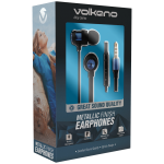 Volkano Alloy Series Metal Earphone - Blue - Image 2