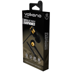 Volkano Alloy Series Metal Earphone - Gold - Image 2