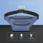 Volkano Apollo Moon Bag Navy - Image 3